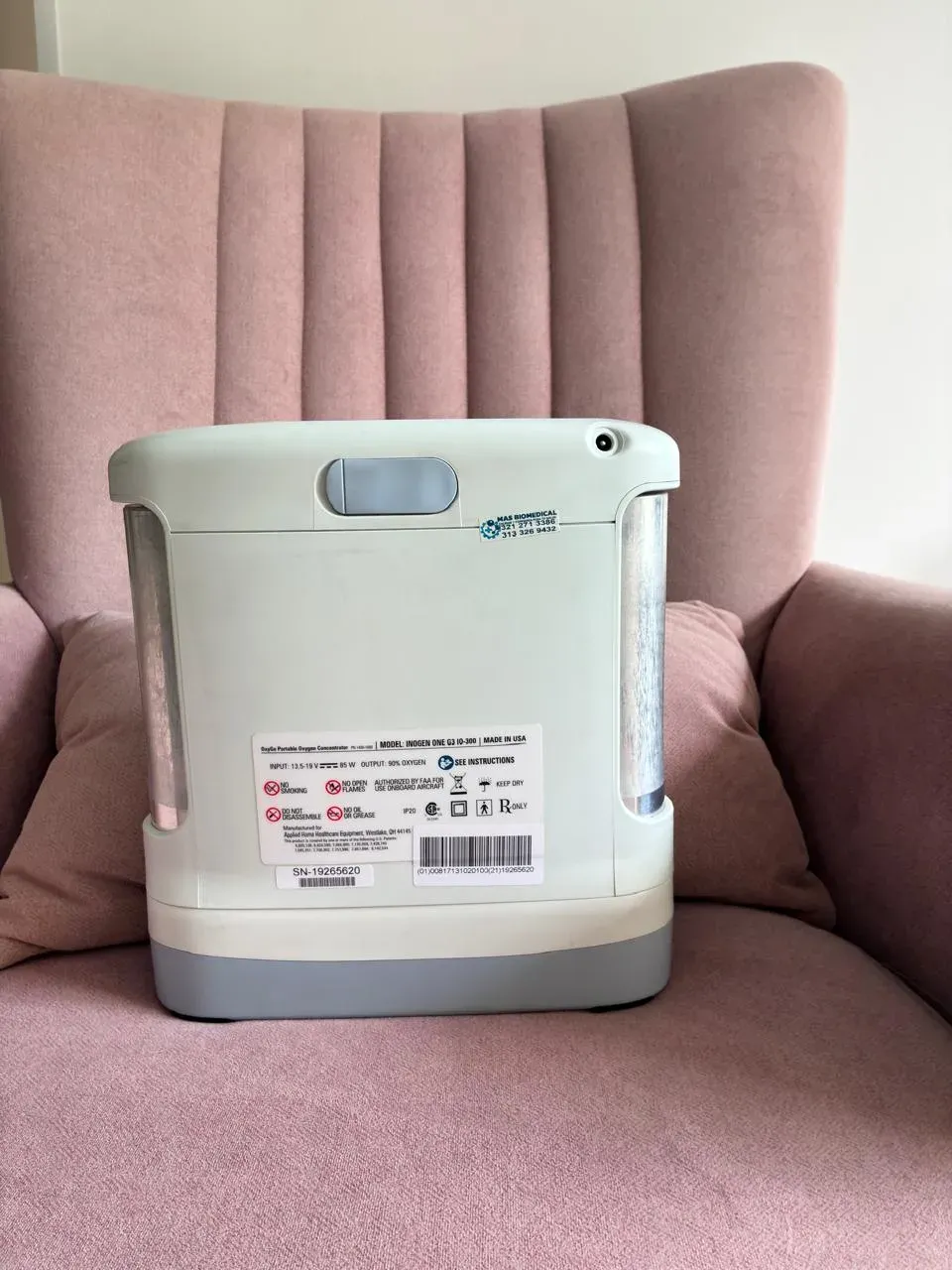 Foto de CONCENTRADOR DE OXIGENO PORTATIL INOGEN ONE G3 -USADO 1 A 5