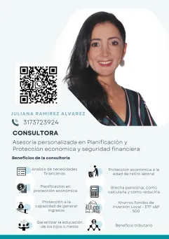Foto de Juliana Ramirez - Planificación y Protección Financiera